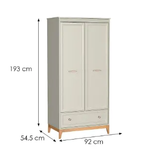 Obrazek Szafa Windsor 10w Kashmir/Dąb Naturalny