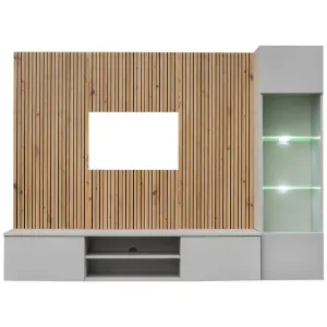 Obrazek Meblościanka Xari Pgas Xr L Perla Gray/Artisan