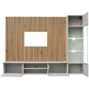 Obrazek Meblościanka Xari Pgas Xr L Perla Gray/Artisan