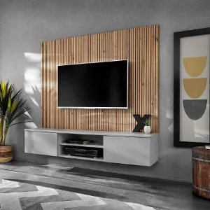 Obrazek Meblościanka Xari Pgas Xr L2 Perla Gray/Artisan