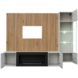 Obrazek Meblościanka Xari Pgas Xr L-K Perla Gray/Artisan