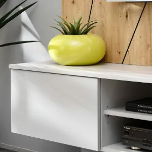 Obrazek Meblościanka Xari Pgas Xr G Perla Gray/Artisan