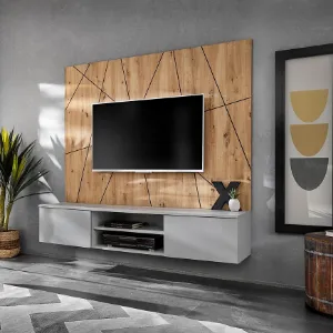 Obrazek Meblościanka Xari Pgas Xr G2 Perla Gray/Artisan