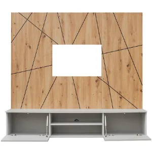 Obrazek Meblościanka Xari Pgas Xr G2 Perla Gray/Artisan