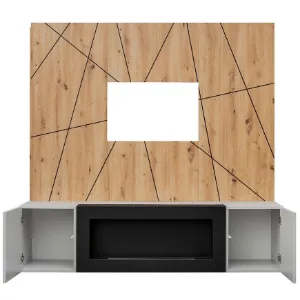 Obrazek Meblościanka Xari Pgas Xr G2-K Perla Gray/Artisan