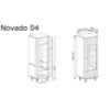 Obrazek Witryna Novado 4nv Clay Gray
