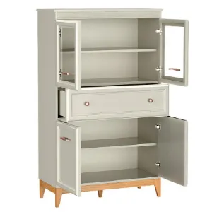 Obrazek Witryna Niska Windsor 5w Kashmir/Dąb Naturalny