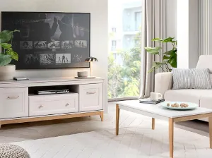 Obrazek Witryna Niska Windsor 5w Kashmir/Dąb Naturalny