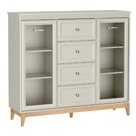 Obrazek Witryna Niska Windsor 7w Kashmir/Dąb Naturalny