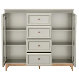 Obrazek Witryna Niska Windsor 7w Kashmir/Dąb Naturalny