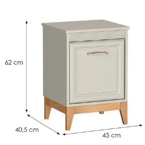 Obrazek Szafka Nocna Windsor 11w Kashmir/Dąb Naturalny