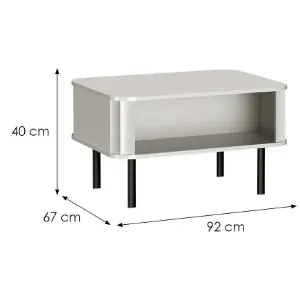 Obrazek Ława Novado 10nv Biały Klasyczny