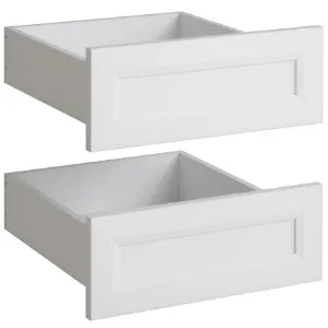 Obrazek Szuflada Nakładana Szafy Ultra 1DX 2 szt ramka biały platynowy