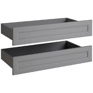 Obrazek Szuflada Nakładana Szafy Ultra 2Dx 2 szt ramka szary