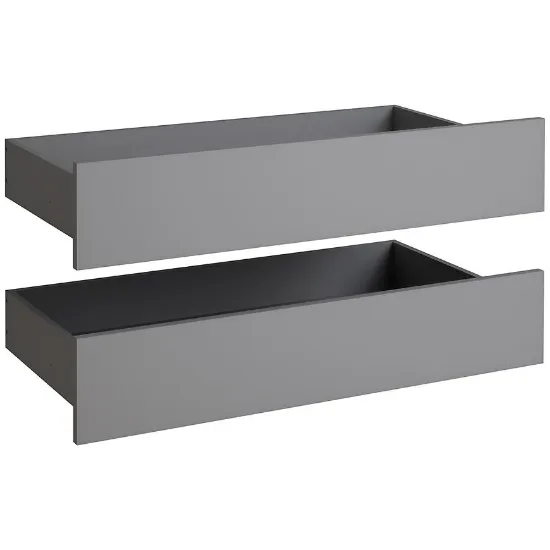 Obrazek Szuflada Nakładana Szafy Ultra 2DX 2 szt szary