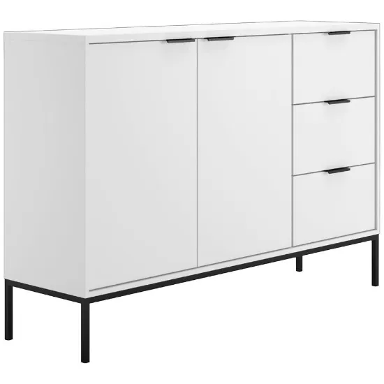 Obrazek Komoda Austin biały/czarny