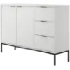 Obrazek Komoda Austin biały/czarny