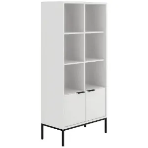 Obrazek Regał Austin biały/czarny