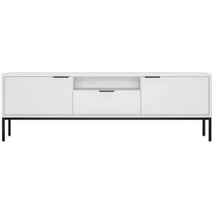 Obrazek Szafka RTV 175 Austin biały/czarny