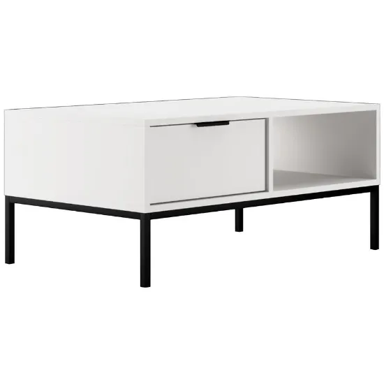 Obrazek Stolik 100 Austin biały/czarny