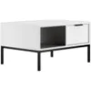 Obrazek Stolik 80 Austin biały/czarny