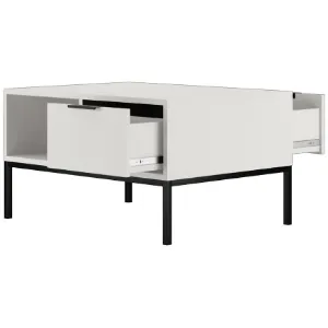 Obrazek Stolik 80 Austin biały/czarny