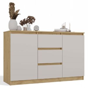 Obrazek Komoda Aramis 2D3S dąb artisan/kaszmir beż