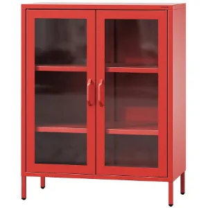 Obrazek Witryna Metalowa Gina Modern Red