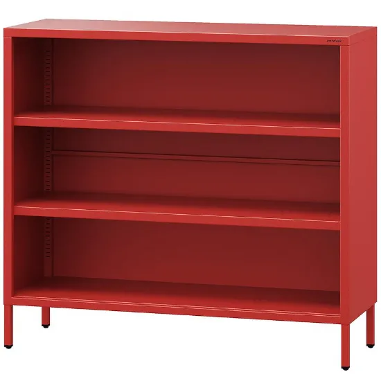 Obrazek Regał Metalowy Niski Luca Modern Red
