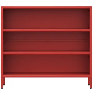 Obrazek Regał Metalowy Niski Luca Modern Red