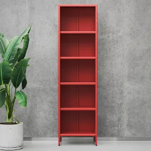 Obrazek Regał Metalowy Wysoki Mario Modern Red
