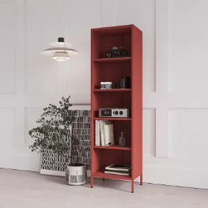 Obrazek Regał Metalowy Wysoki Mario Modern Red