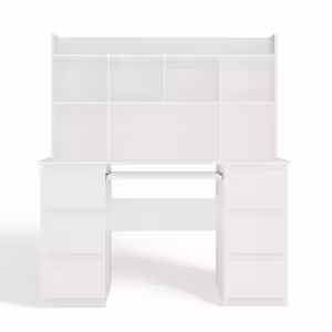 Obrazek Biurko Krister z nadstawką biały