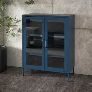 Obrazek Witryna Metalowa Gina Modern Dark Blue