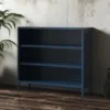Obrazek Regał Metalowy Niski Luca Modern Dark Blue