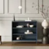 Obrazek Regał Metalowy Niski Luca Modern Dark Blue