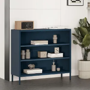 Obrazek Regał Metalowy Niski Luca Modern Dark Blue