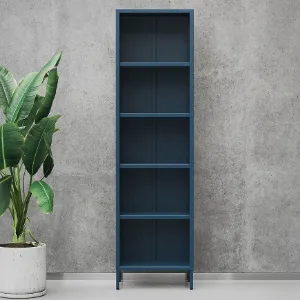 Obrazek Regał Metalowy Wysoki Mario Modern Dark Blue