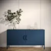 Obrazek Szafka RTV Metalowa Rosa Modern Dark Blue