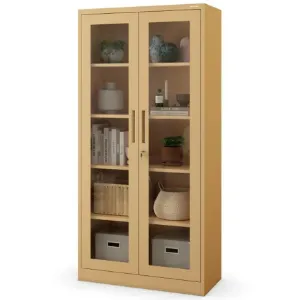 Obrazek Regał Metalowy Biurowy Amelia beżowy