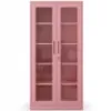Obrazek Regał Metalowy Biurowy Amelia różowy pastelowy
