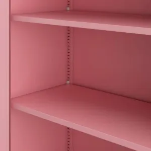 Obrazek Regał Metalowy Biurowy Amelia różowy pastelowy