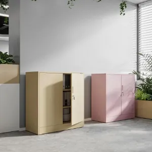 Obrazek Szafka Metalowa Biurowa Beata beżowy