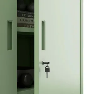 Obrazek Szafka Metalowa Biurowa Beata zielony pastelowy