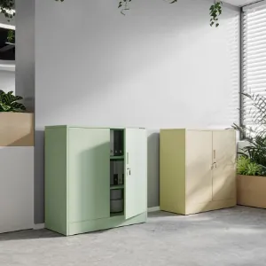 Obrazek Szafka Metalowa Biurowa Beata zielony pastelowy