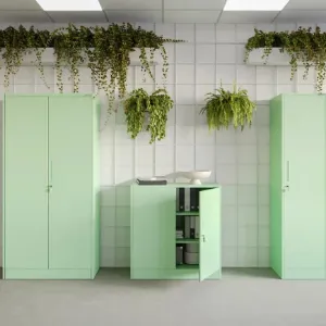 Obrazek Szafka Metalowa Biurowa Beata zielony pastelowy