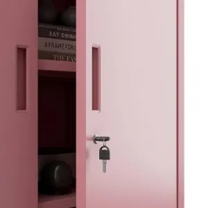 Obrazek Szafka Metalowa Biurowa Beata różowy pastelowy