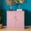 Obrazek Szafka Metalowa Biurowa Beata różowy pastelowy
