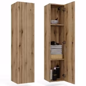 Obrazek Szafka łazienkowa wisząca Trigo 1D dąb evoke