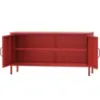 Obrazek Szafka RTV Metalowa Rosa Modern Red